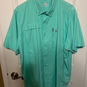 Mens Short Sleeve Button up